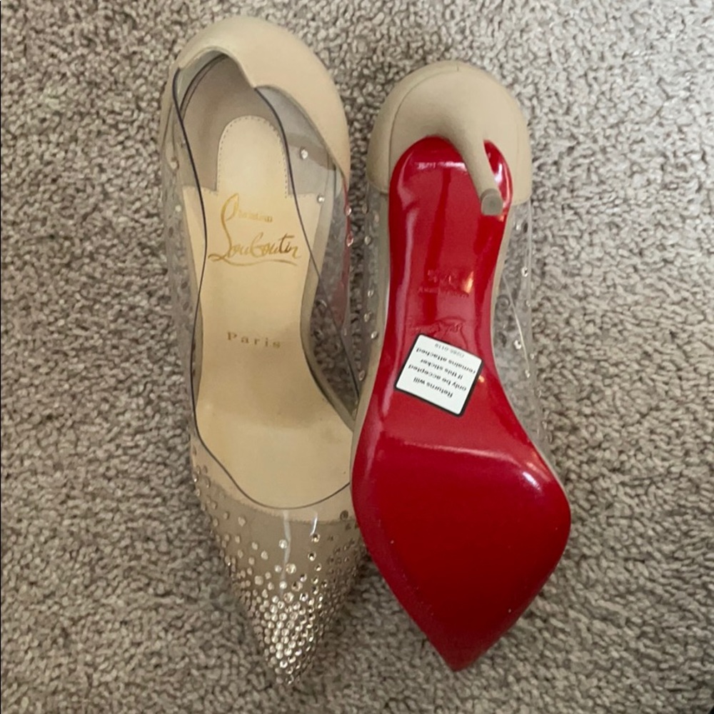 Christian Louboutin Crystal Embellished Heels